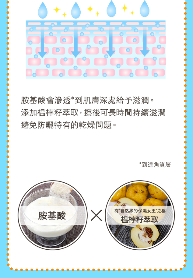 保持滋潤阻隔乾燥