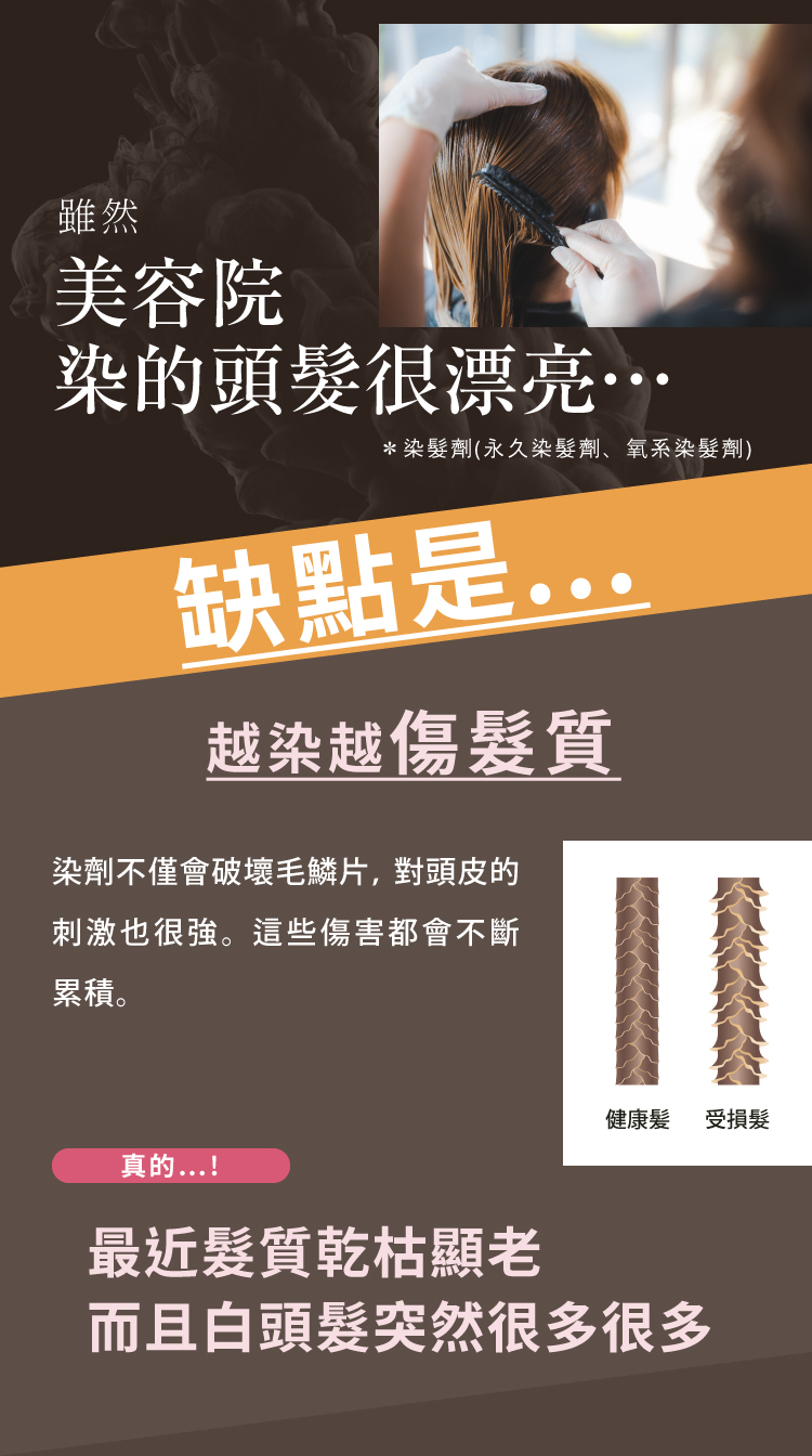 美容院傷髮質
