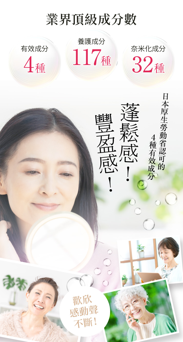 業界頂級成分