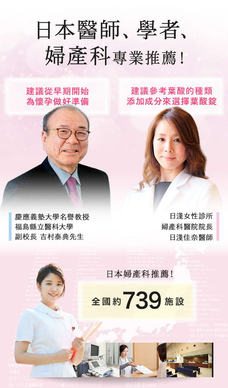 醫師、婦產科推薦葉酸