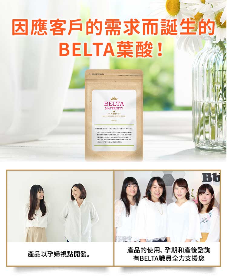 ”因應客戶的需求而生產的葉酸”