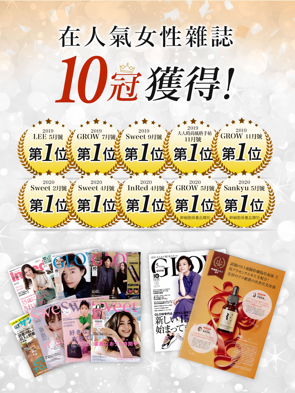女性雜誌獲得